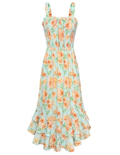 Women's Floral Boho Maxi Dress