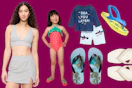 Swimwear and sandals at Old Navy for the whole family