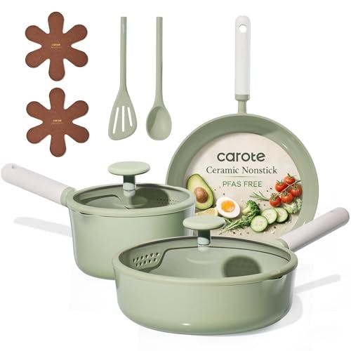 CAROTE Ceramic Cookware Set