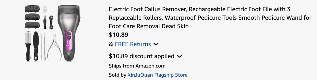 AmaZon Electric Foot Callus Remover 2025