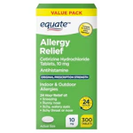 Equate Cetirizine Allergy Tablets
