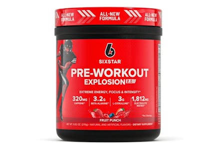 2 Six Star Pre-Workout Tubs