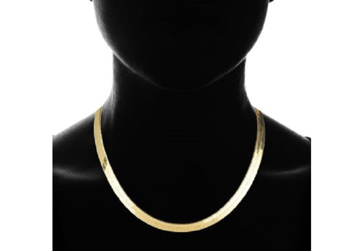 Gold-Plated Chain Necklace