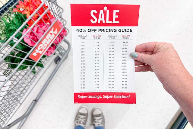 Hobby Lobby Sale Schedule for 2024 card image