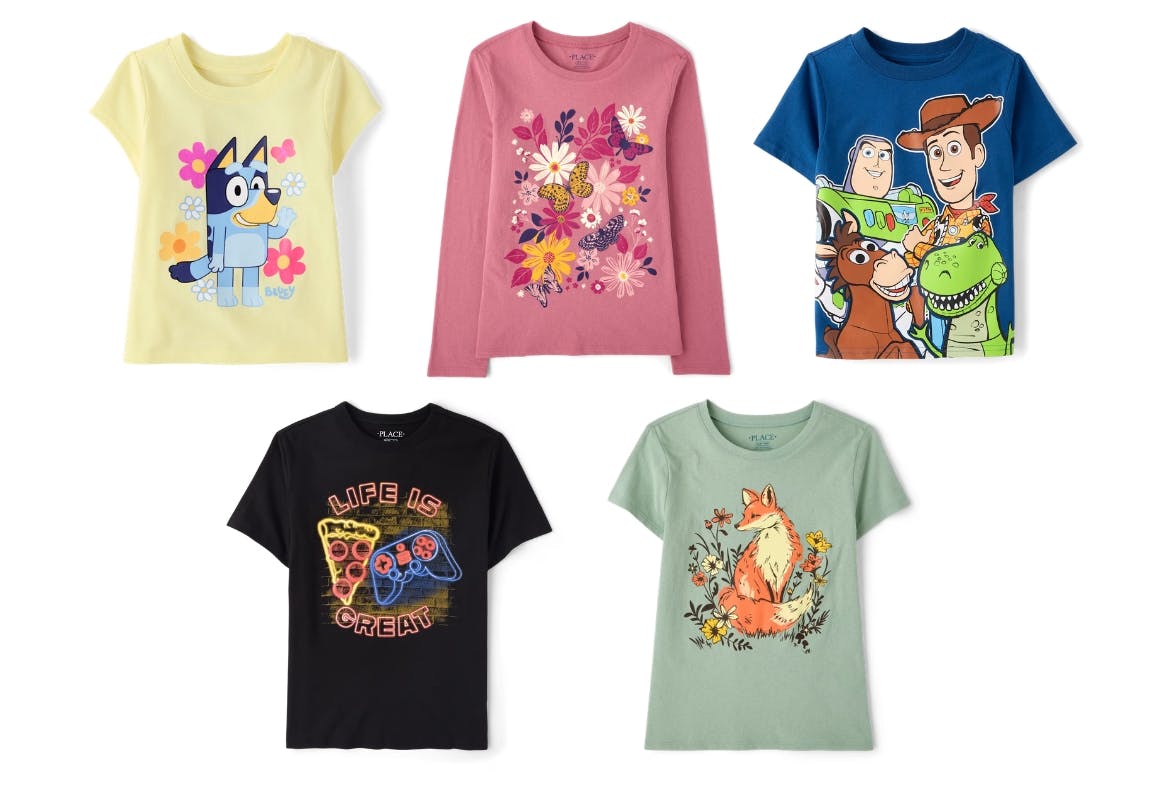  10 Kids' Graphic Tees