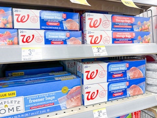 complete home food storage bags on walgreens shelf