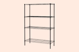 Stock image of the Best Office 4-shelf shelving system