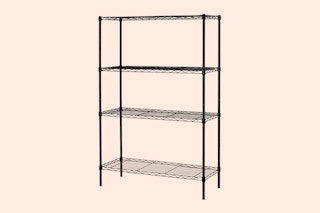 Stock image of the Best Office 4-shelf shelving system