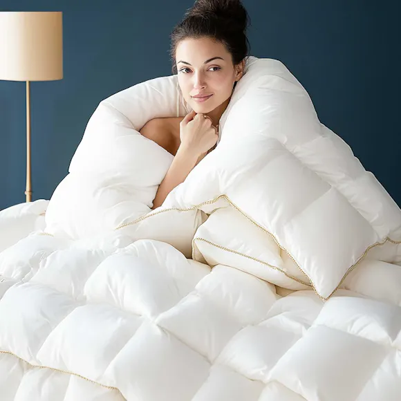 Puffy Feather Comforter Drops to $29.99 With Amazon Promo Code