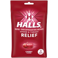 2 HALLS Cough Drop Bags