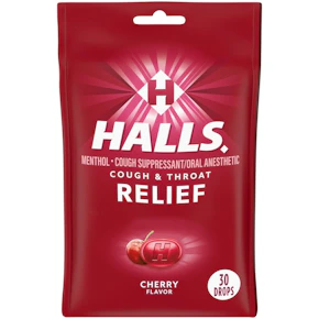2 Halls Cough Drop Bags