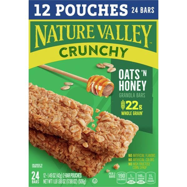 2 Nature Valley Granola Bars 12-Packs