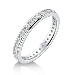 Moissanite Wedding Band