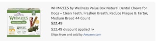 dog treats Amazon receipt