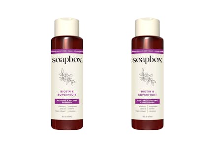 Soapbox Shampoo + Conditioner