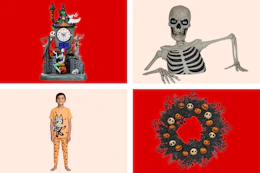 halloween items stock collage