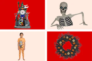 halloween items stock collage