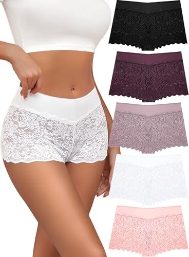 Women's Lace Boyshort Underwear