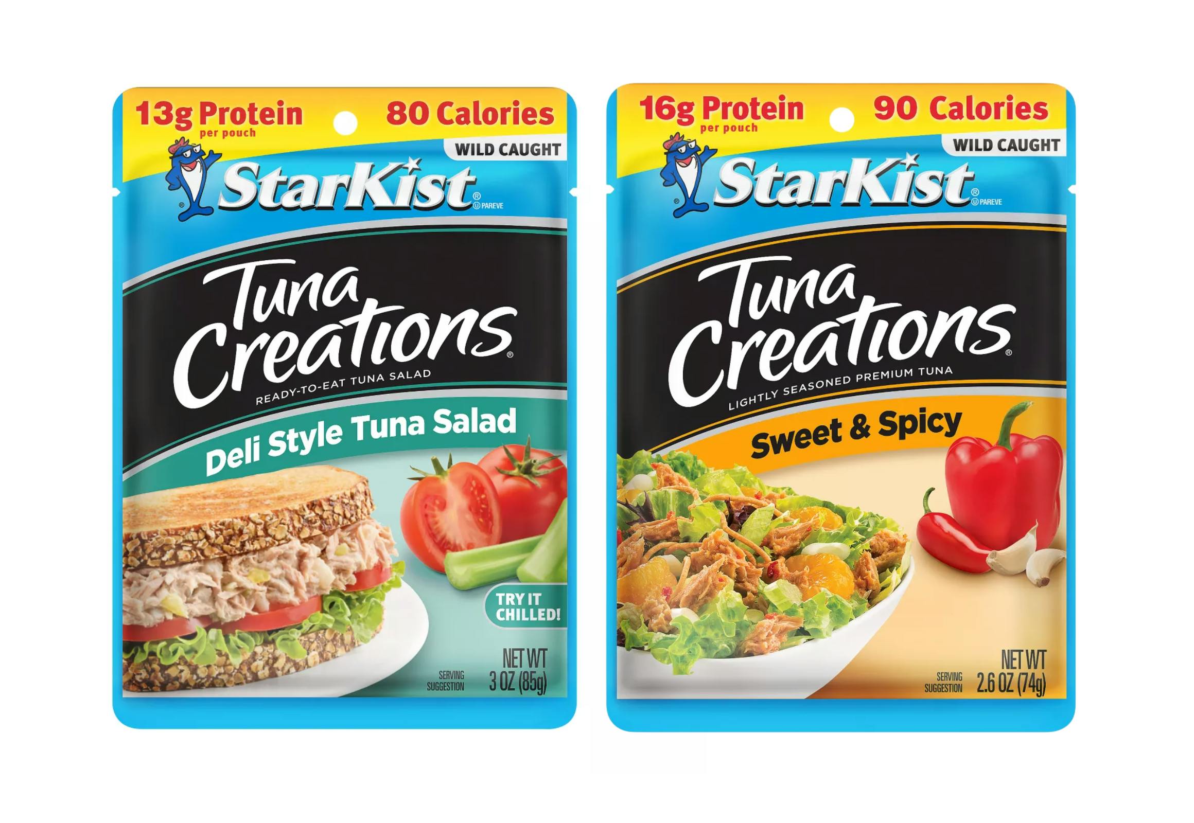 2 StarKist Tuna Creations Pouches