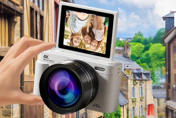 4K Digital Vlogging Camera, Only $19.99 After 50% Off Amazon Promo Code