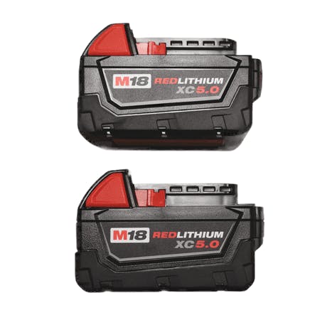 Milwaukee M18 5.0Ah Battery 2-Pack
