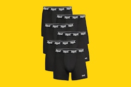 Six Pairs of Everlast Men’s Boxer Briefs, Just $9.98 at Walmart card image