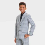 Kids' Plaid Suit Jacket