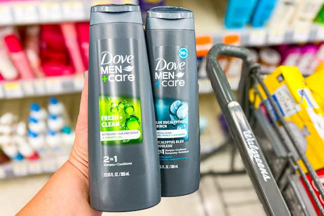 Dove Men Hair Care, Just $2.33 at Walgreens (Online Deal) card image