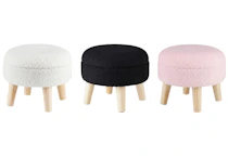 Round Ottoman With Storage