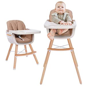 3-in-1 Wooden High Chair