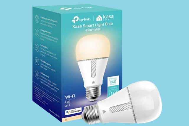 Kasa Smart Light Bulb, Only $7.45 on Amazon card image