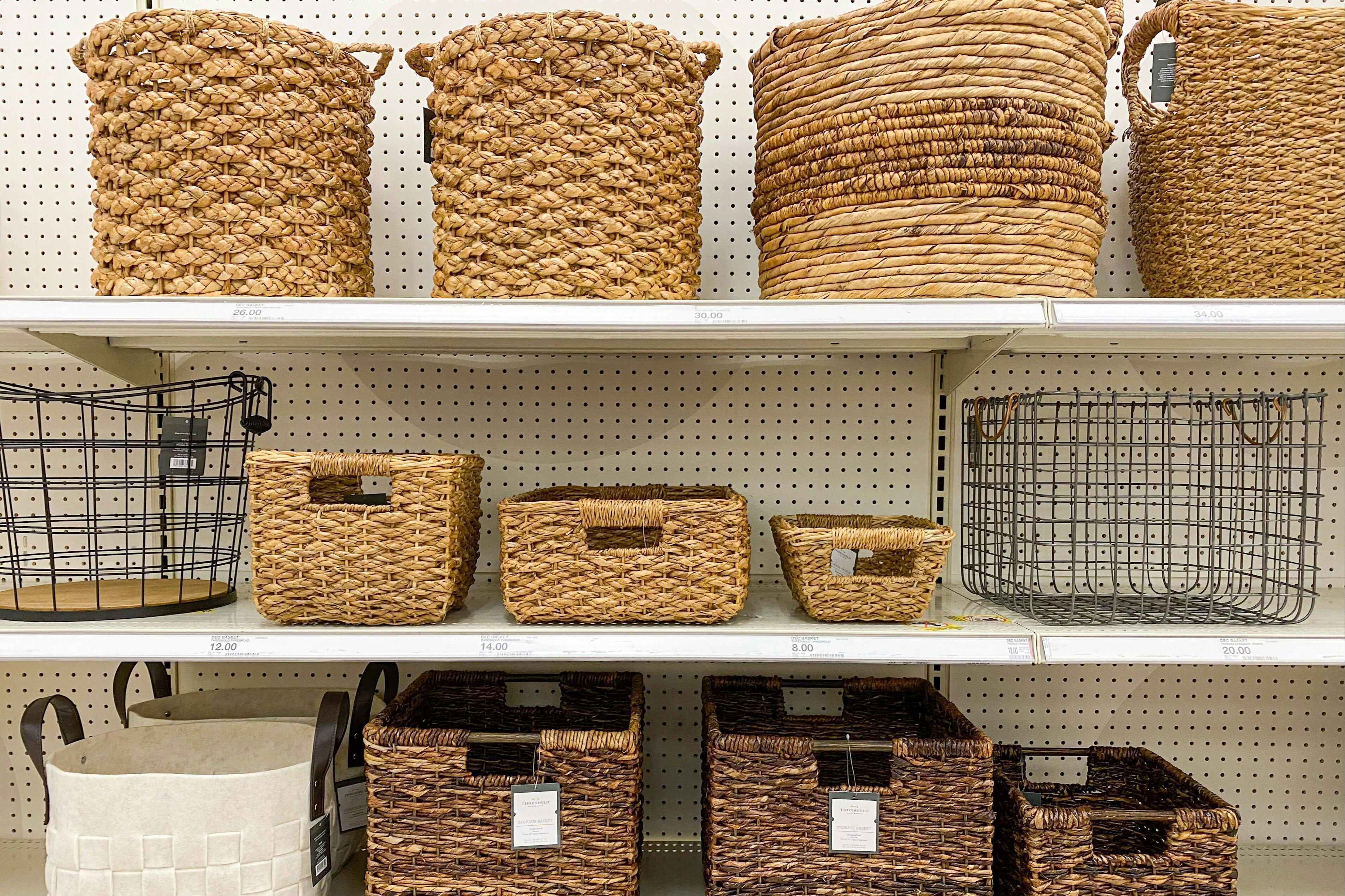 Huge Storage Sale at Target: Baskets, Utility Carts, Shelves, and More