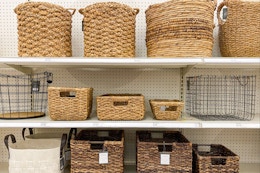 Target Threshold storage baskets