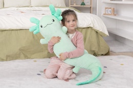 Walmart giant stuffed axolotl