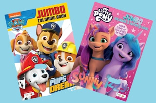 Paw Patrol and My Little Pony coloring books