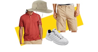 classic dad outfit