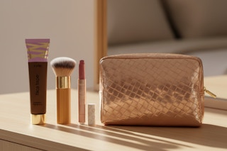 a 4-piece tarte set at QVC