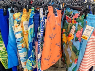 club room mens swim trunks