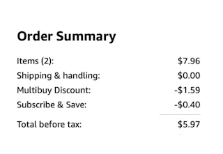 2-Bags of Good'n'Fun Triple Flavor Kabobs Price Breakdown
