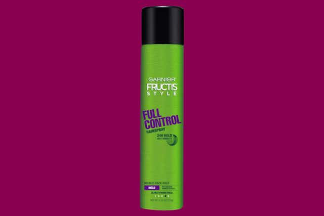 Garnier Fructis Full Control Hairspray, as Low as $3.37 on Amazon  card image