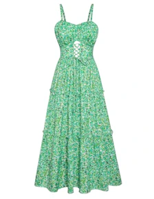 Women's Spaghetti Strap Maxi Dress