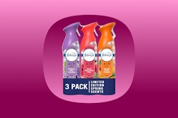 Febreze Air Freshener Spray 3-Pack, as Low as $7 on Amazon card image