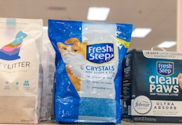 Fresh Step Crystals 16-Pound Cat Litter, as Low as $10.74 on Amazon card image