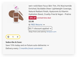 wet n wild skin tint