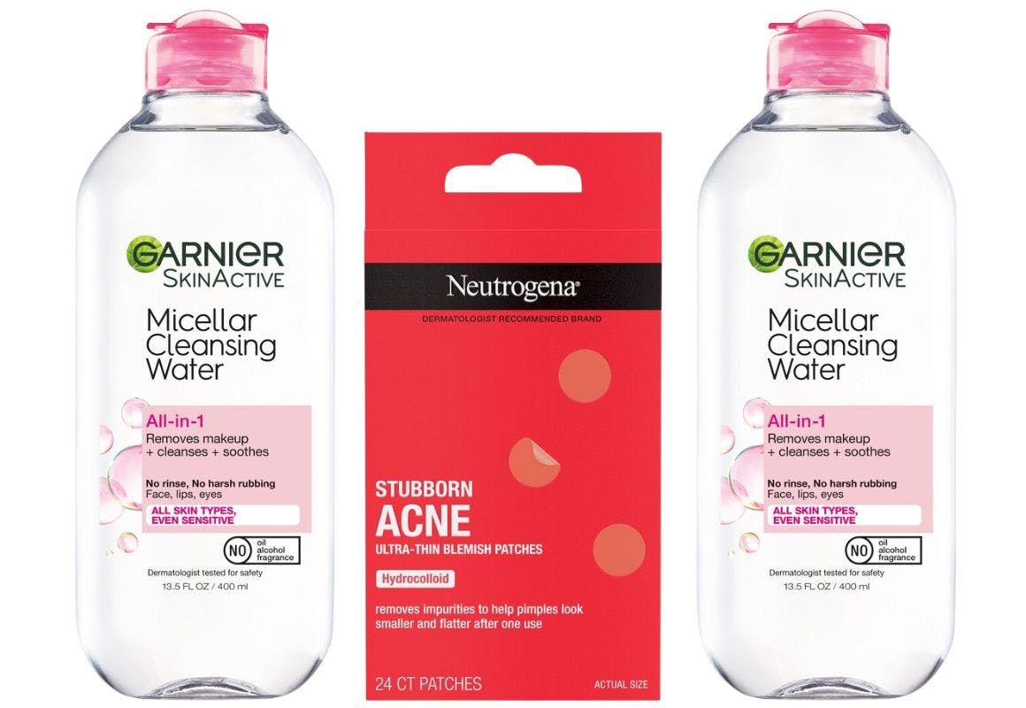 2 Garnier + 1 Neutrogena