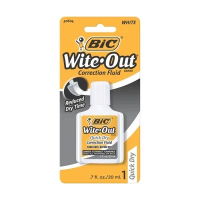 2 Bic Wite-Out Correction Fluids