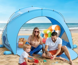 Beach Tent, Only $29.98 With Amazon Lightning Deal card image