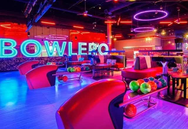 Two Hours of Bowling at Bowlero, Only $26 on Groupon (Reg. $68) card image