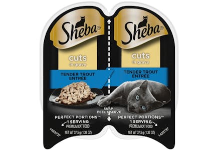 4 Sheba Perfect Portions Packs