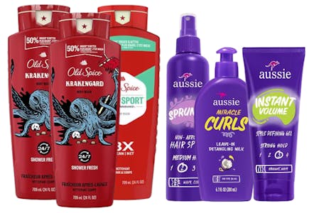 6 P&G Personal Care Products